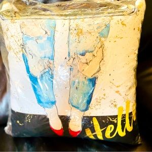 GIFTED 🎁NFS Large Toss Pillow Created and Designed by Chicago based Artist.